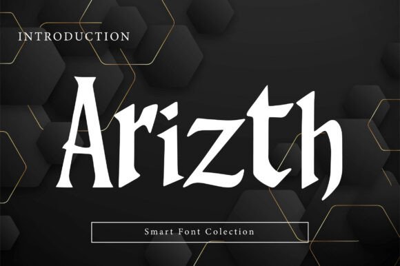 Arizth Typeface for Bold Editorial Design