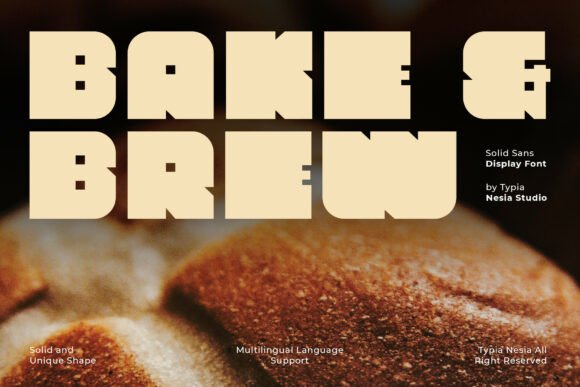 Bake Brew Font Review for Makers