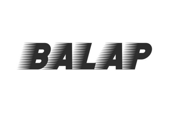 Balap: A High-Velocity Display Font for Bold Brands