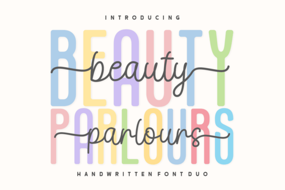 Beauty Parlours Duo Font for Modern Web Design