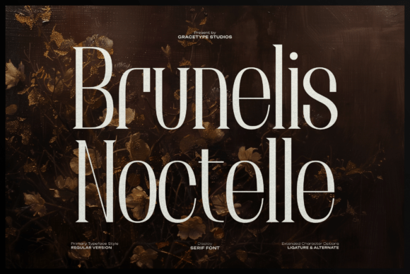 Brunelis Noctelle: A Sophisticated Serif Typeface