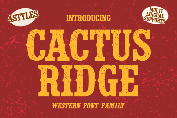 Cactus Ridge Font for Authentic Editorial Design
