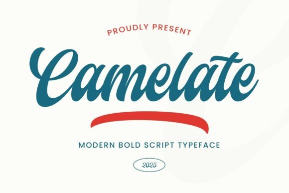 Camelate Font for Handmade Branding