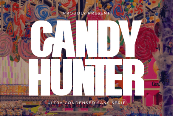 Candy Hunter Font for Bold Brand Identity