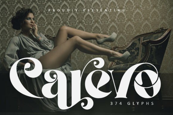 Carevo: A Luxurious Display Serif Font for Editorial Design
