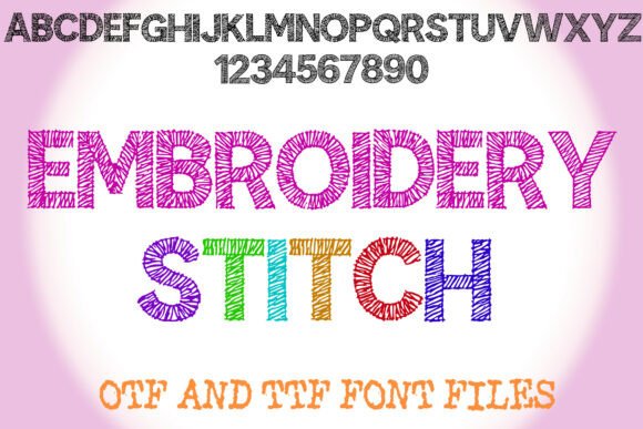 Embroidery Stitch Font Review for Digital Campaigns