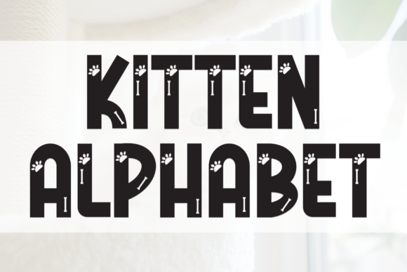 Kitten Alphabet: Bold Display Font for Campaigns