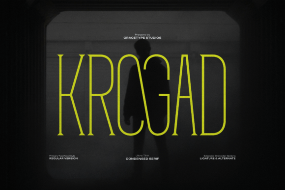 Krogad: The Ultra-Thin Serif Font for Luxury Campaigns