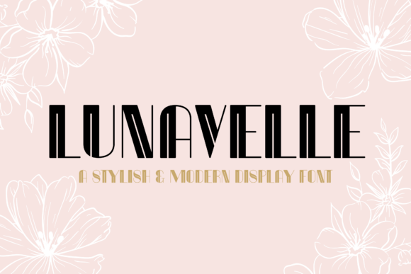 Lunavelle: A Striking Display Typeface for Modern Brands