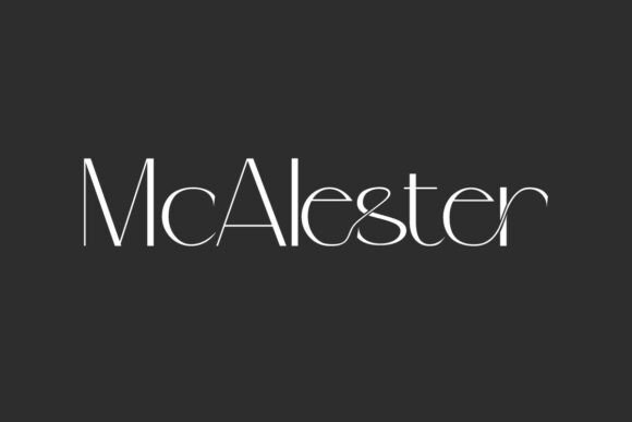 Mcalester Font: Elevate Campaign Visuals