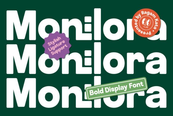Monilora Typeface for Bold Business Branding