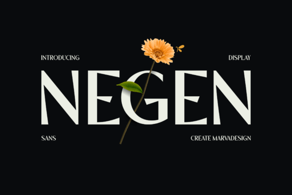 Negen Font for Modern Makers and Crafters