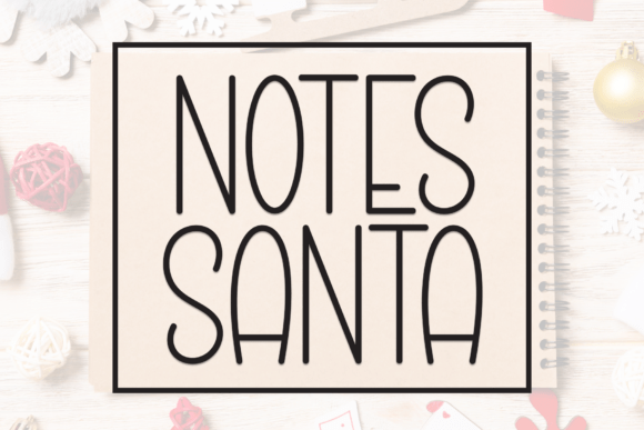 Notes Santa: A Warm Script Handwritten Font for Editors