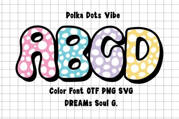 Polkadotsvibeviolet Font for Vibrant Campaigns
