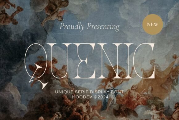 Quenic Serif Font for High-End Branding