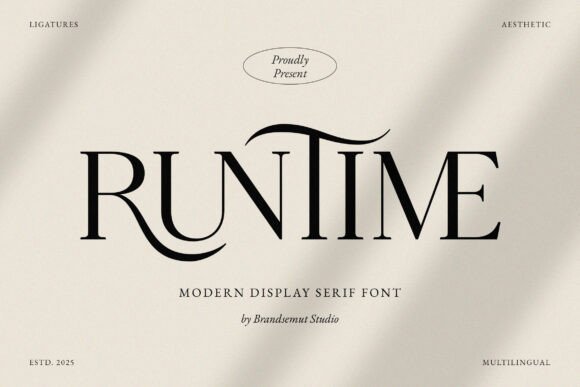Runtime Typeface for Modern Campaign Design