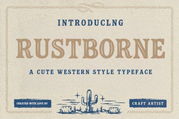 Rustborne Font for Bold Web Typography