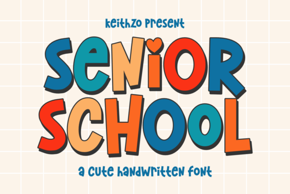 Senior School: A Whimsical Typeface for Editorial Joy