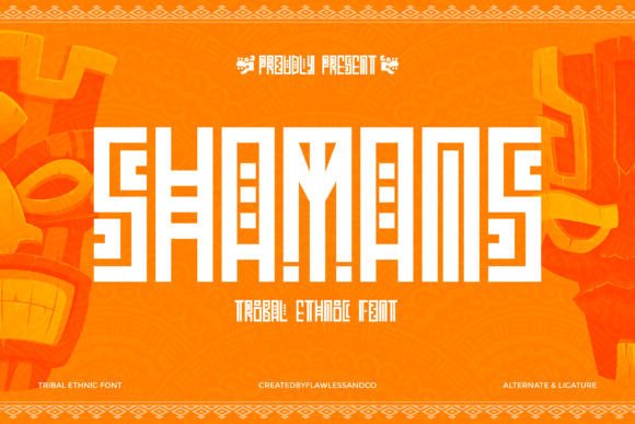 Shamans Typeface for Editorial Design
