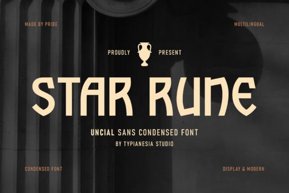 Star Rune Font for Modern Web Headlines