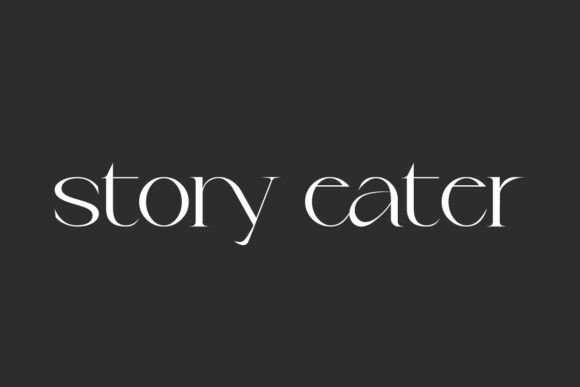 Story Eater Font: A Bold Serif for Modern Design