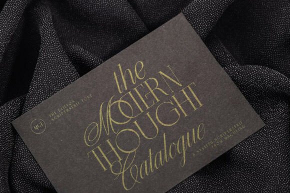 The Exileon: A Modern Script Serif Typeface