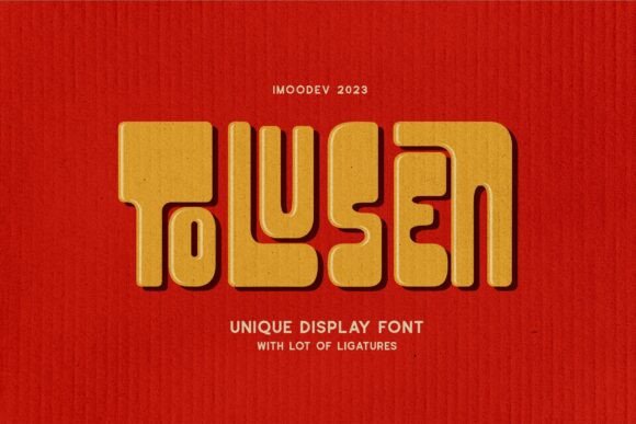 Tolusen Typeface for Bold Web Design