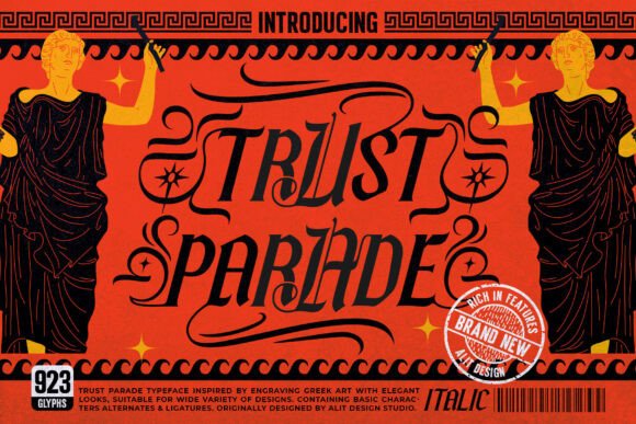 Trust Parade Font for Bold Web Headlines