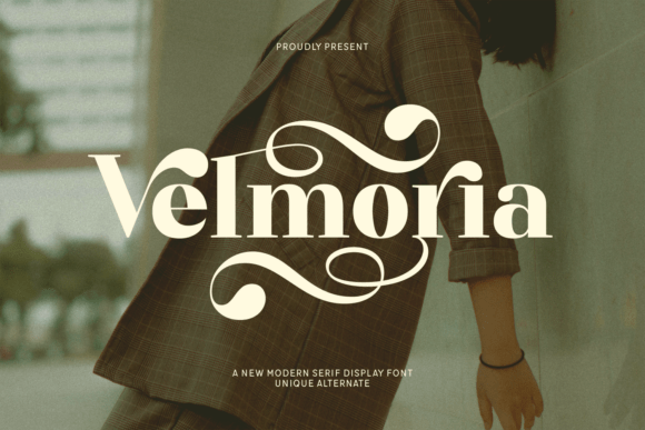 Velmoria: A Modern Serif Typeface for Makers