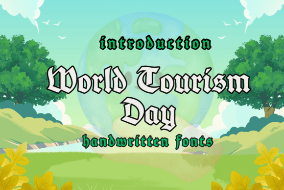 World Tourism Day Font for Makers